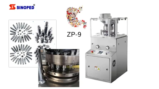 Sinoped 製薬自動ベストプライス薬ミルク発泡ハーブキャンディパウダーパンチ Zp Zpt Gzp 高速ロータリー錠剤プレス製造機